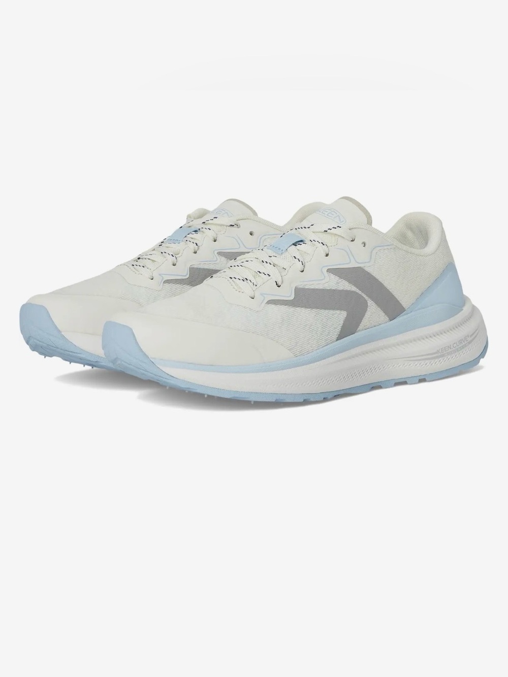 Keen WK500 Women’s Lightweight walking Sneakers - White Light Blue US 10 EU 40.5